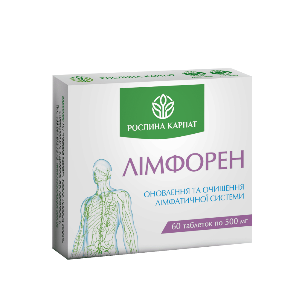 ЛІМФОРЕН - для очищення лімфатичної системи