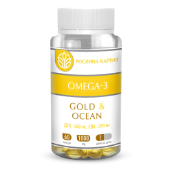 Риб'ячий жир OMEGA-3 GOLD OCEAN Риб'ячий жир OMEGA-3 GOLD OCEAN